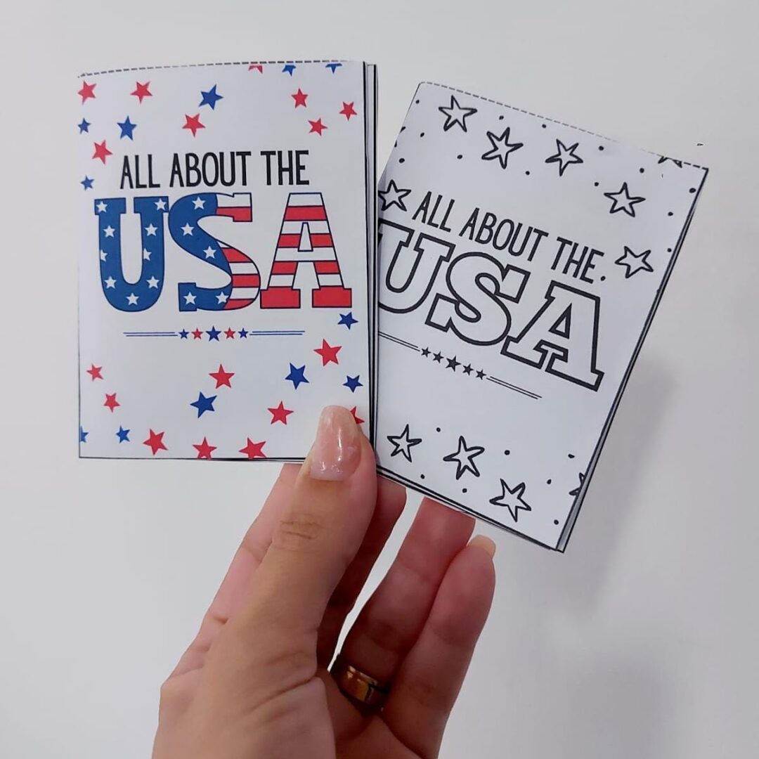 Mini Book All about the USA