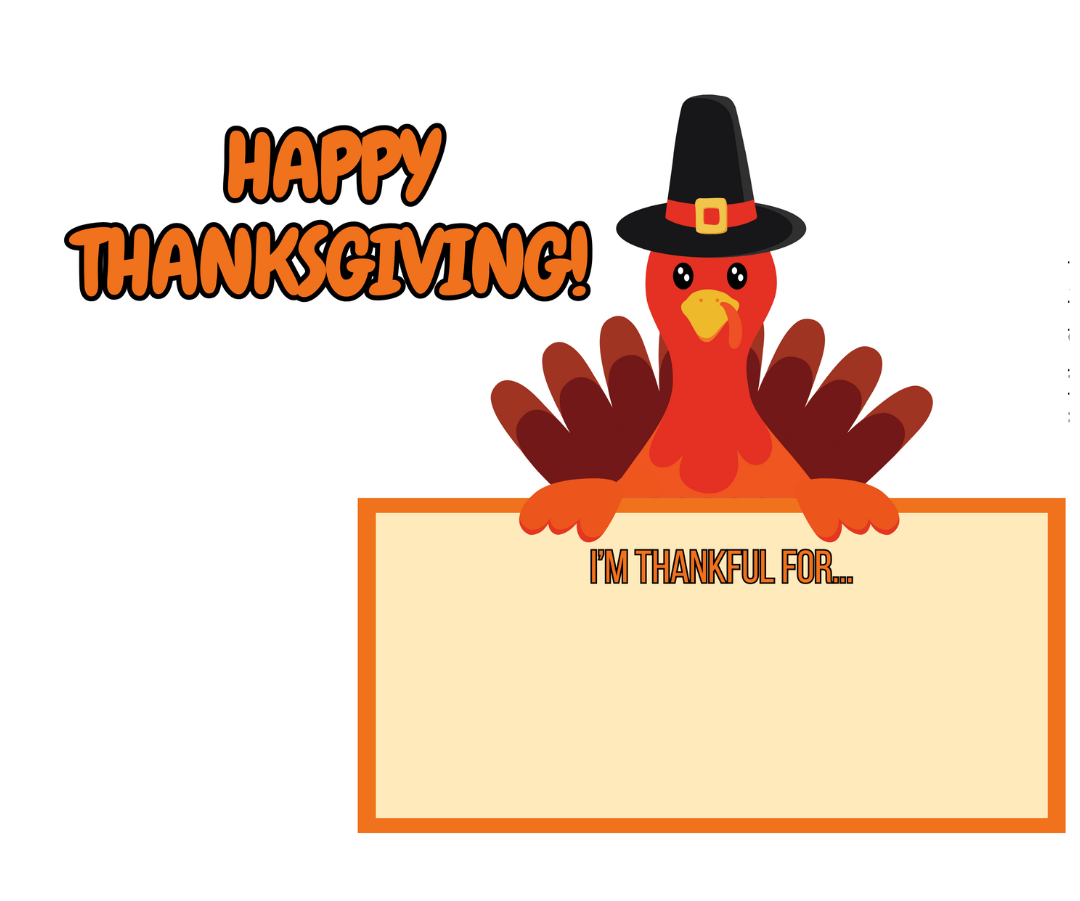 Painel Thanksgiving - I'm thankful for...