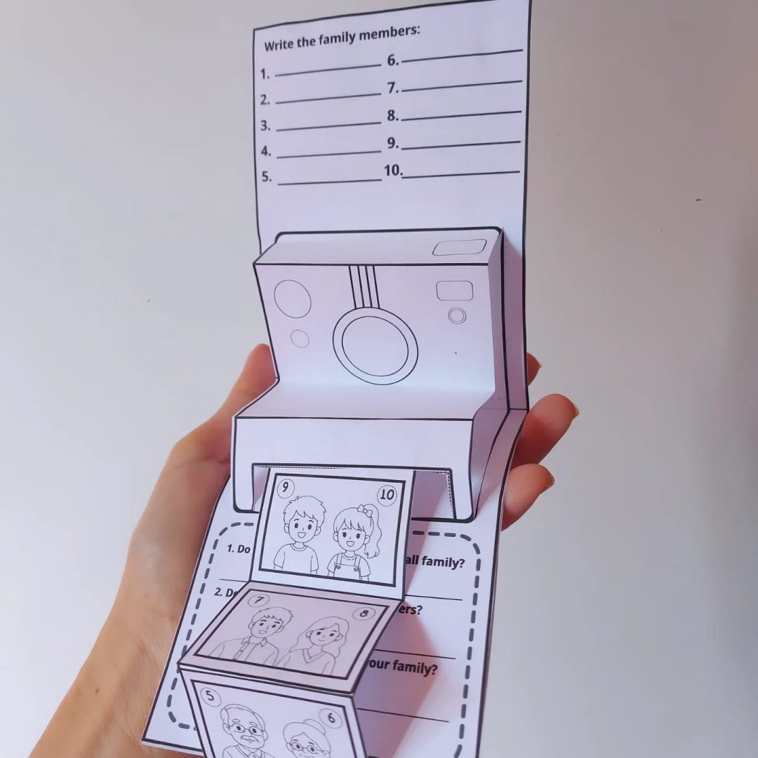 My Family Album - 3D Pop-up Card