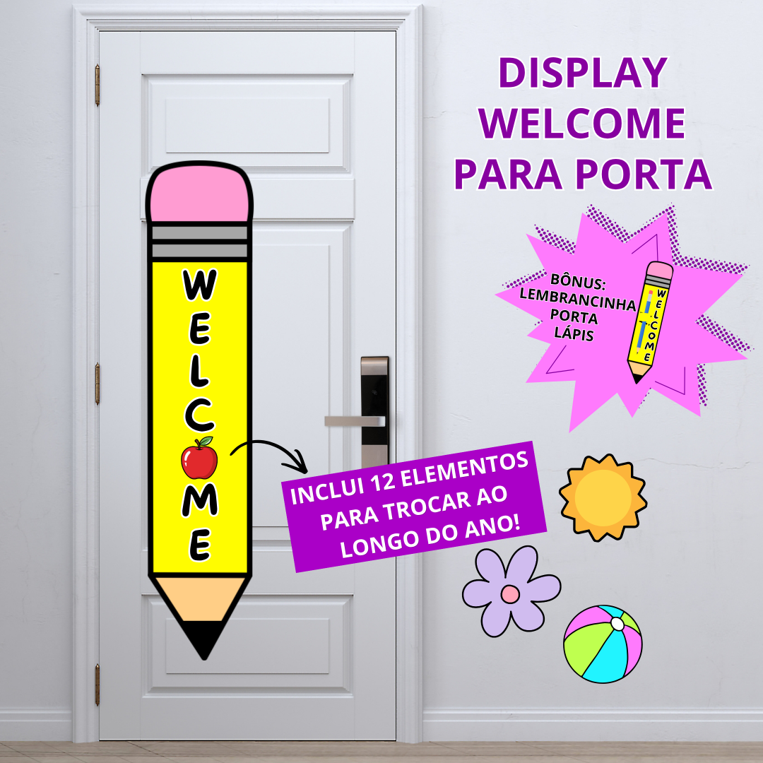 Display para Porta Welcome Pencil